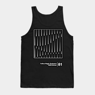 1000 Knives / Minimalist Graphic Artwork Design Tank Top